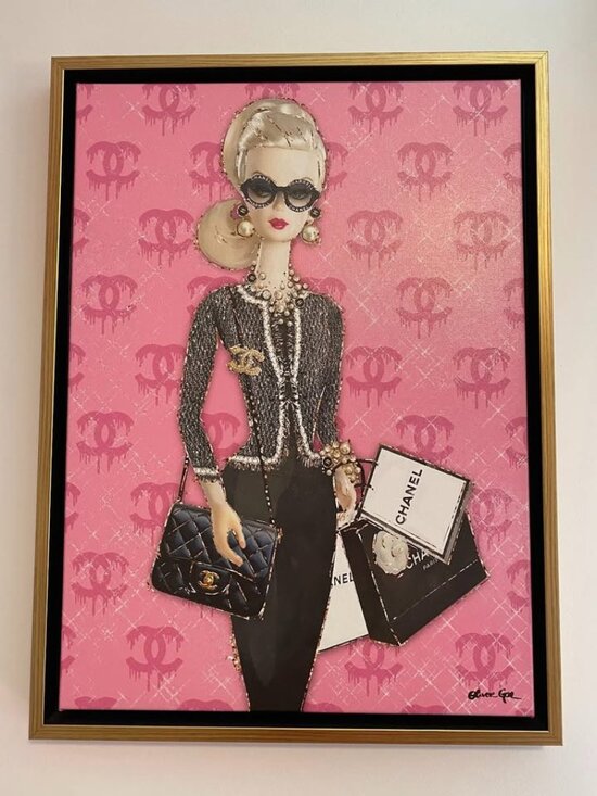 Oliver Gal Other - Oliver Gal "Yas Queen" Barbie Fashion Framed Artwork
